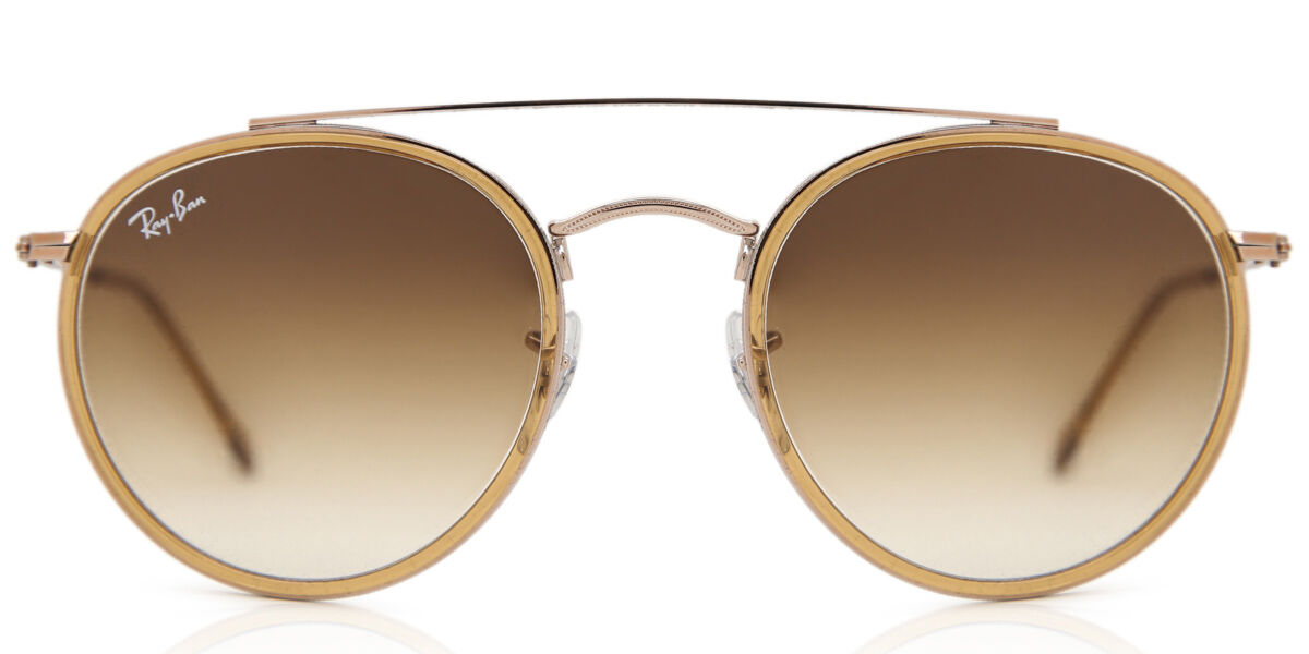 Ray-Ban RB3647N 90683F アビエイター Copper Brown サングラス