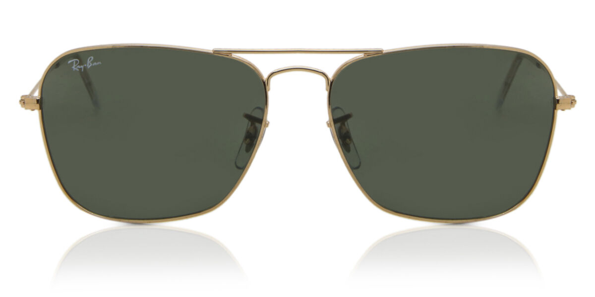Ray-Ban RB3136 Caravan 001 アビエイター Arista Gold サングラス