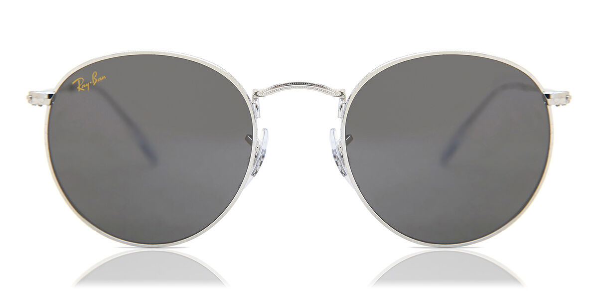 Ray-Ban RB3447 Round Metal 9198B1 ラウンド シルバー サングラス