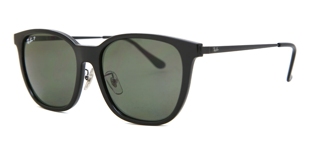 Ray-Ban RB4333D Asian Fit Polarized 601/9A スクエア ブラック