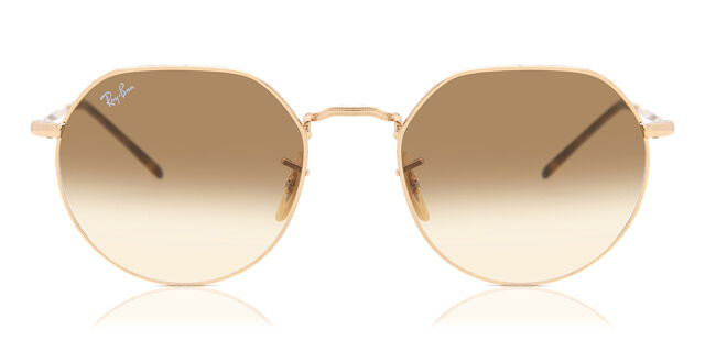 Ray-Ban RB3565 Jack 001/51 オーバル ゴルド サングラス 