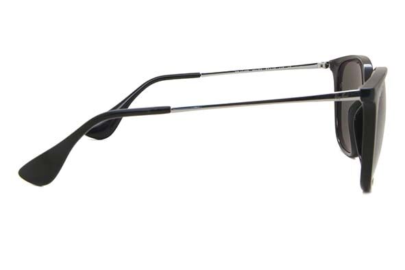 Ray-Ban RB4348D Asian Fit 601/9A オーバル Shiny Black サングラス