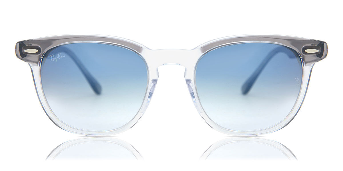 Ray-Ban RB2298 Hawkeye 13553F スクエア Transparent Grey サングラス