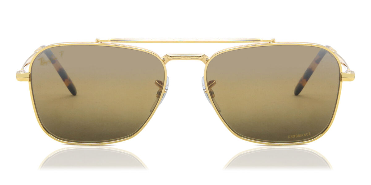 Ray-Ban RB3636 New Caravan Polarized 9196G5 アビエイター ゴルド