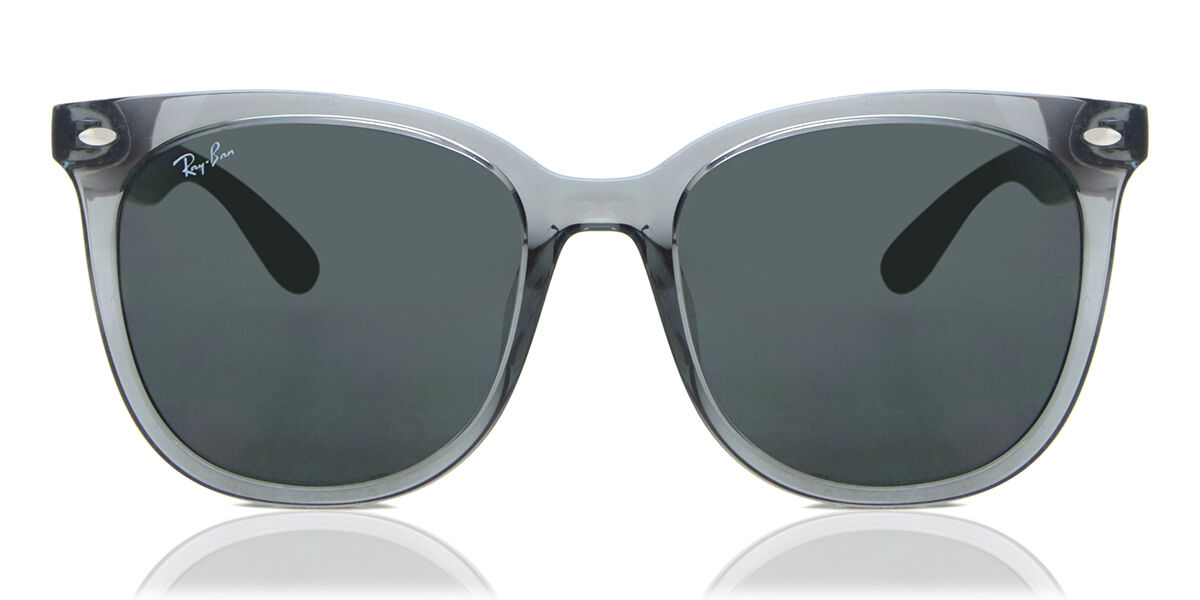 Ray-Ban RB4379D Asian Fit 659987 スクエア Transparent Grey