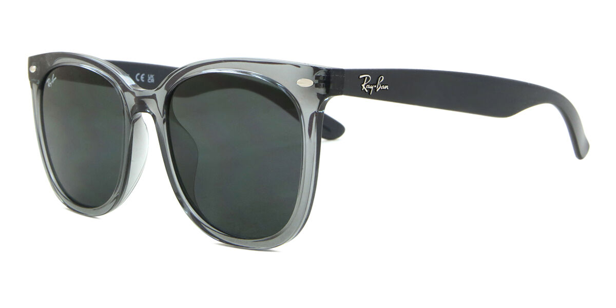 Ray-Ban RB4379D Asian Fit 659987 スクエア Transparent Grey