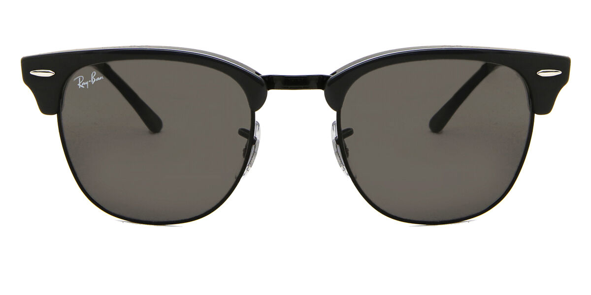 Ray-Ban RB3016/S Clubmaster 1367B1 ブローライン形 Grey on Black
