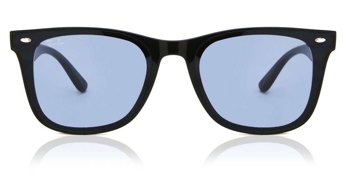 Ray-Ban RB4391D Asian Fit 601/80 スクエア Shiny Black サングラス