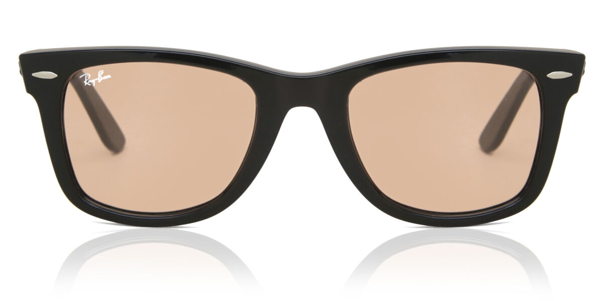 Ray-Ban RB2140F Wayfarer Asian Fit 601SR5 スクエア Matte Black