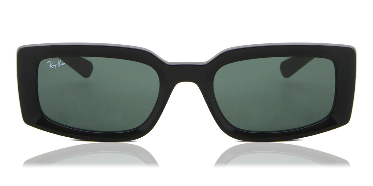 Ray-Ban RB4395 Kiliane 667771 スクエア ブラック サングラス