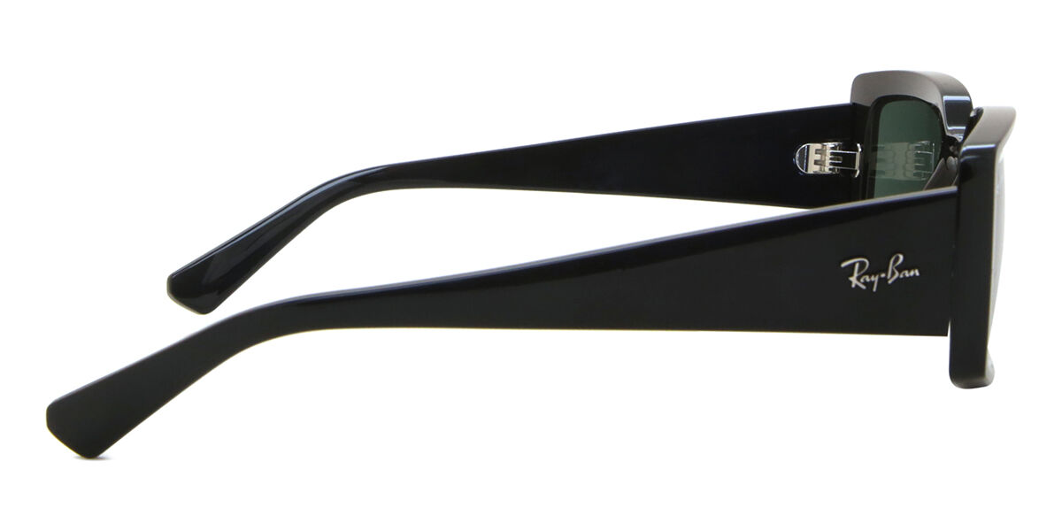 Ray-Ban RB4395 Kiliane 667771 スクエア ブラック サングラス