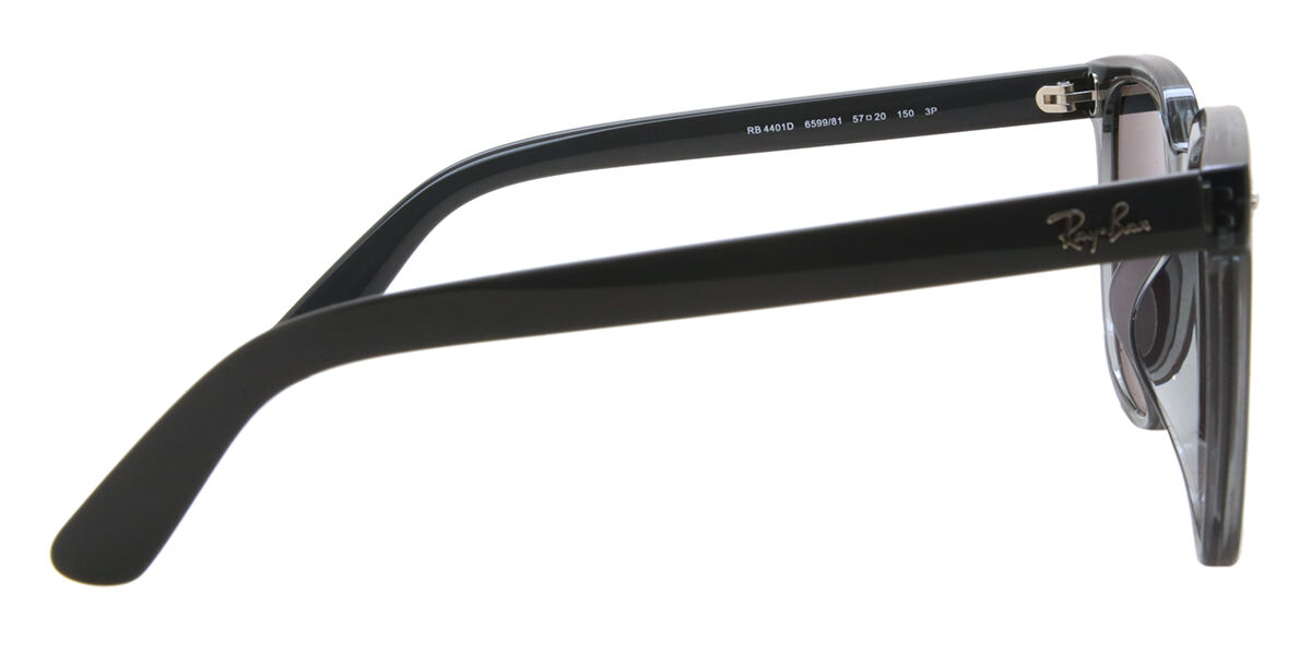 Ray-Ban RB4401D Asian Fit Polarized 659981 スクエア Transparent