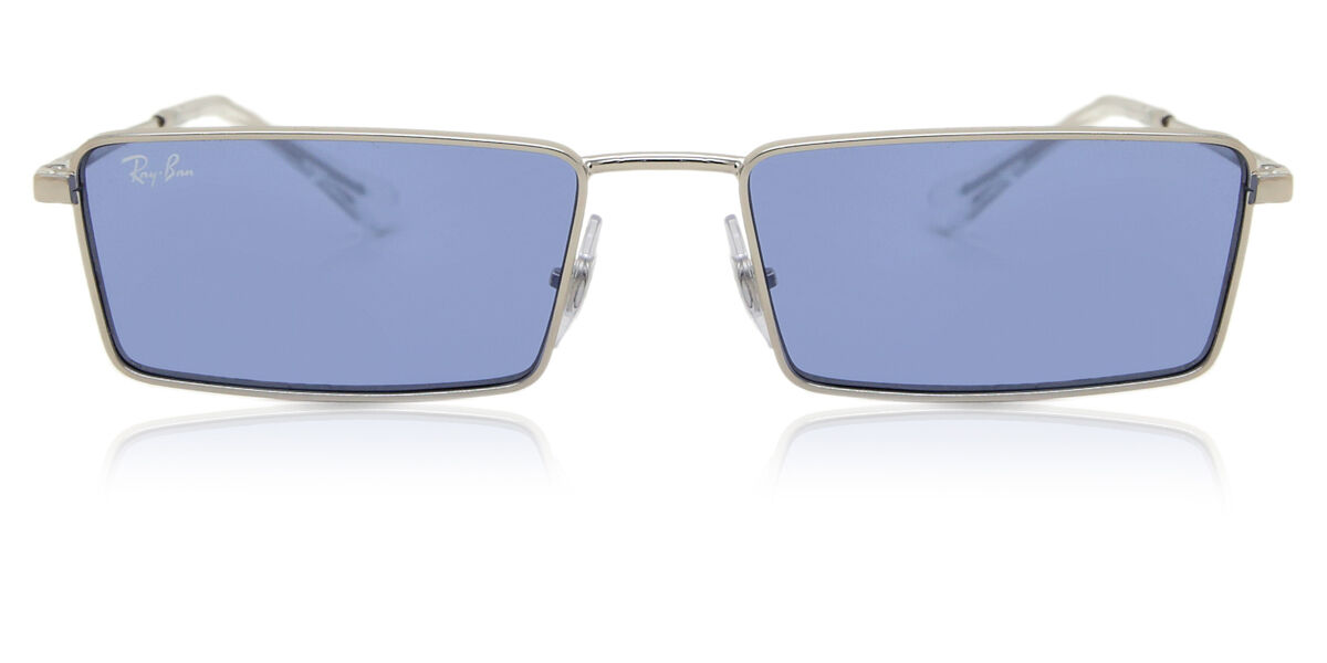 Ray-Ban RB3741 Emy 003/80 スクエア シルバー サングラス