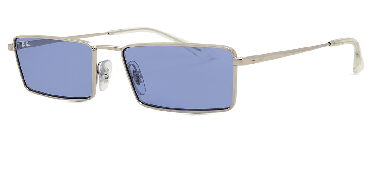 Ray-Ban RB3741 Emy 003/80 スクエア シルバー サングラス