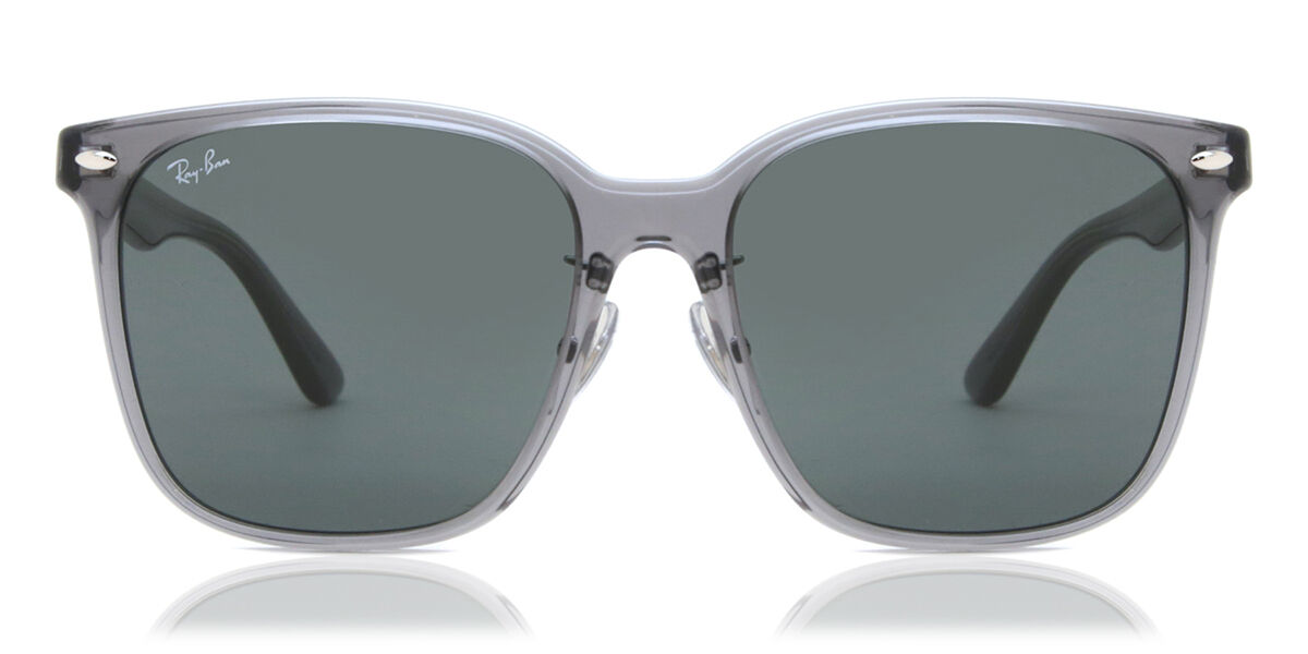 Ray-Ban RB2206D Asian Fit 139987 スクエア Transparent Grey