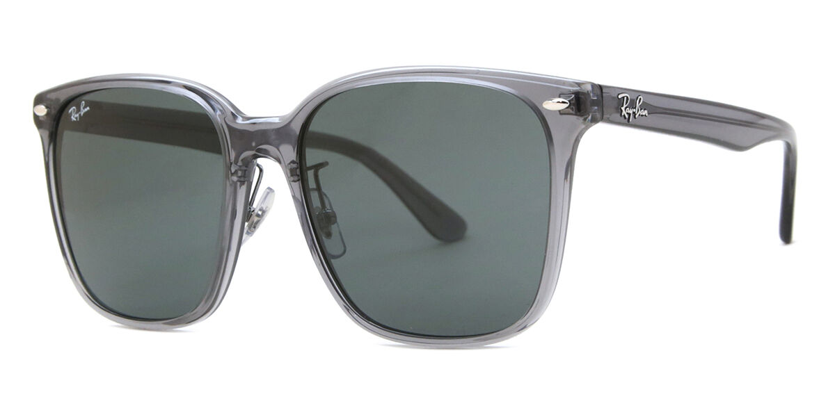 Ray-Ban RB2206D Asian Fit 139987 スクエア Transparent Grey