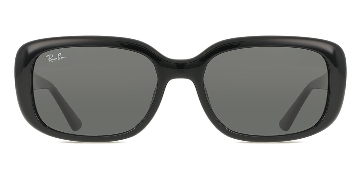 Ray-Ban RB4421D Asian Fit 667787 スクエア ブラック サングラス