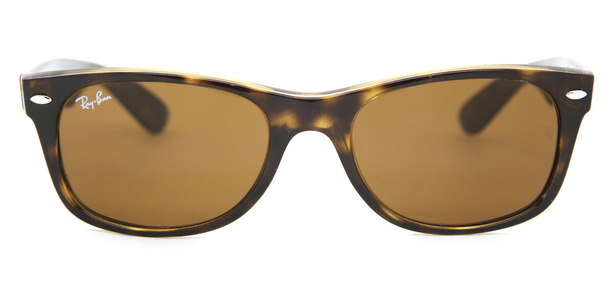 Ray-Ban RB2132 New Wayfarer 710 スクエア Light Havana サングラス