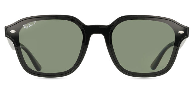 Ray-Ban RB4458D Asian Fit Polarized 601/9A スクエア ブラック 
