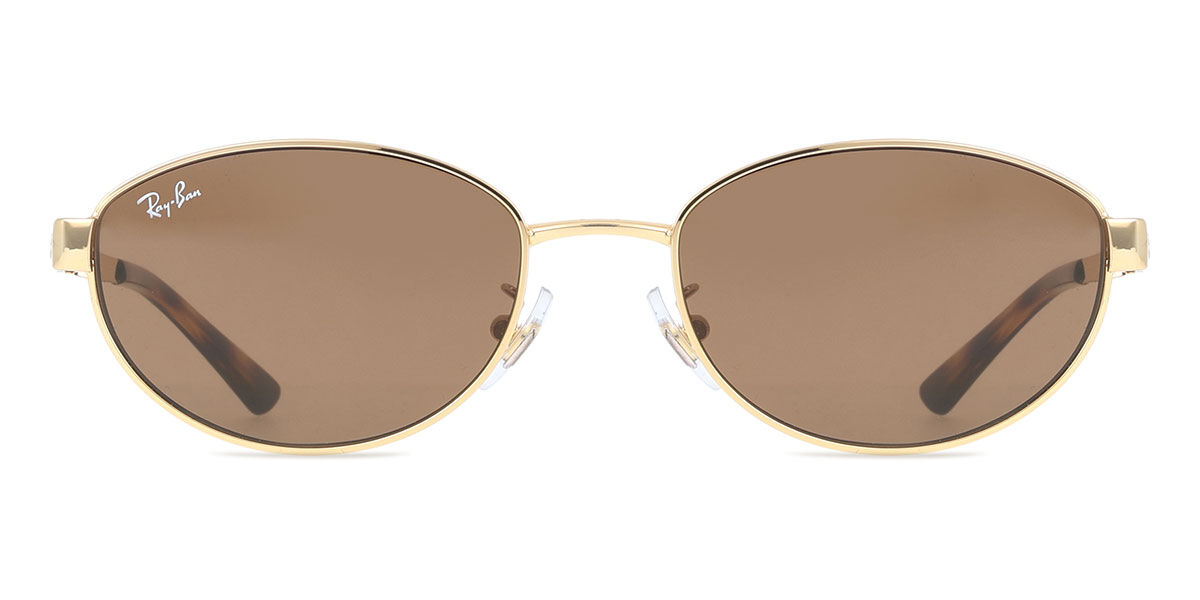 Ray-Ban RB3774D Asian Fit 001/73 オーバル Arista Gold サングラス