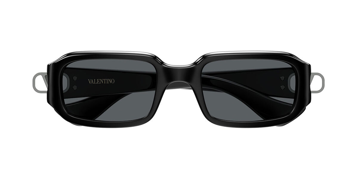 Valentino VG0016S 001 Rectangle Shiny Black サングラス