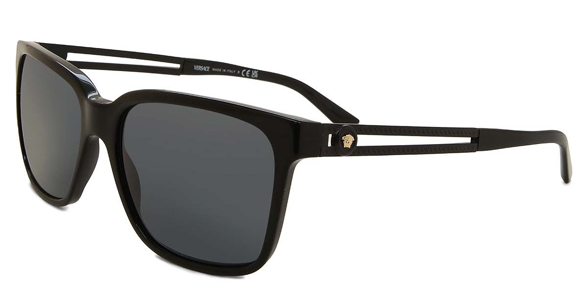 Versace VE4307 533287 スクエア ブラック サングラス