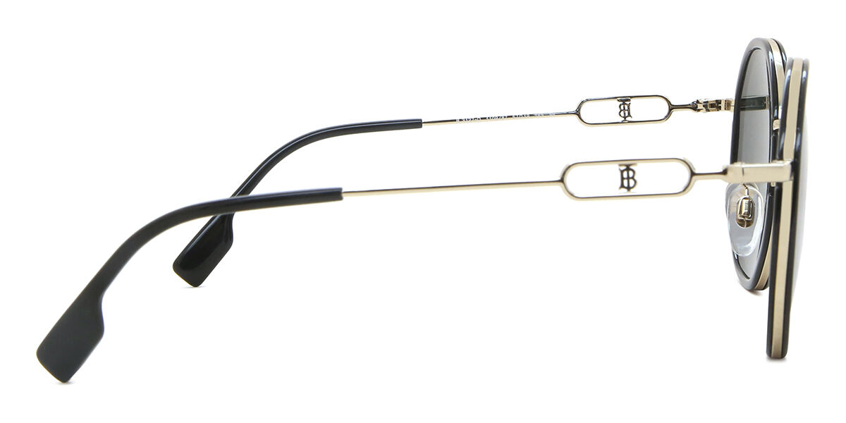 Burberry BE3127D Asian Fit 110987 幾何学形 Black Gold サングラス