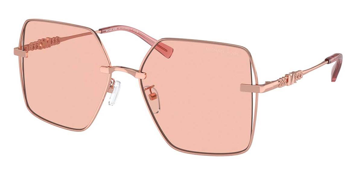 【極美品】マイケルコース　サングラス　べっ甲　メタル　ピンク系 マイケル・コース ピンク サングラス｜100%UVカット・送料無料