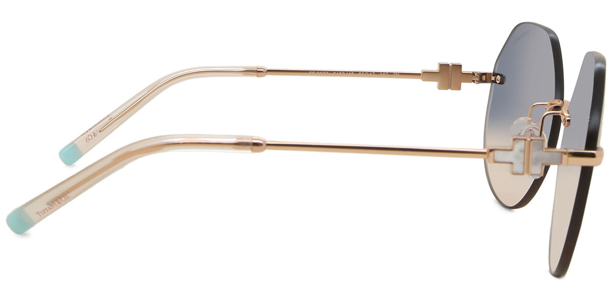 Tiffany & Co. TF3077 616016 幾何学形 Rose Gold サングラス