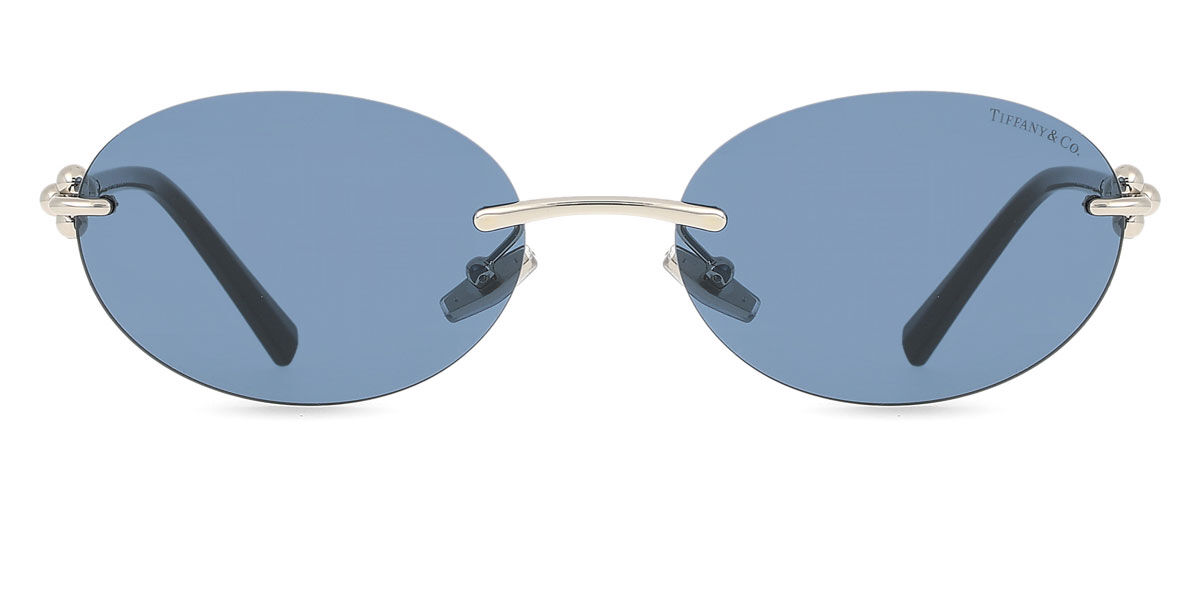 Tiffany & Co. TF3104D Asian Fit 600180 オーバル シルバー
