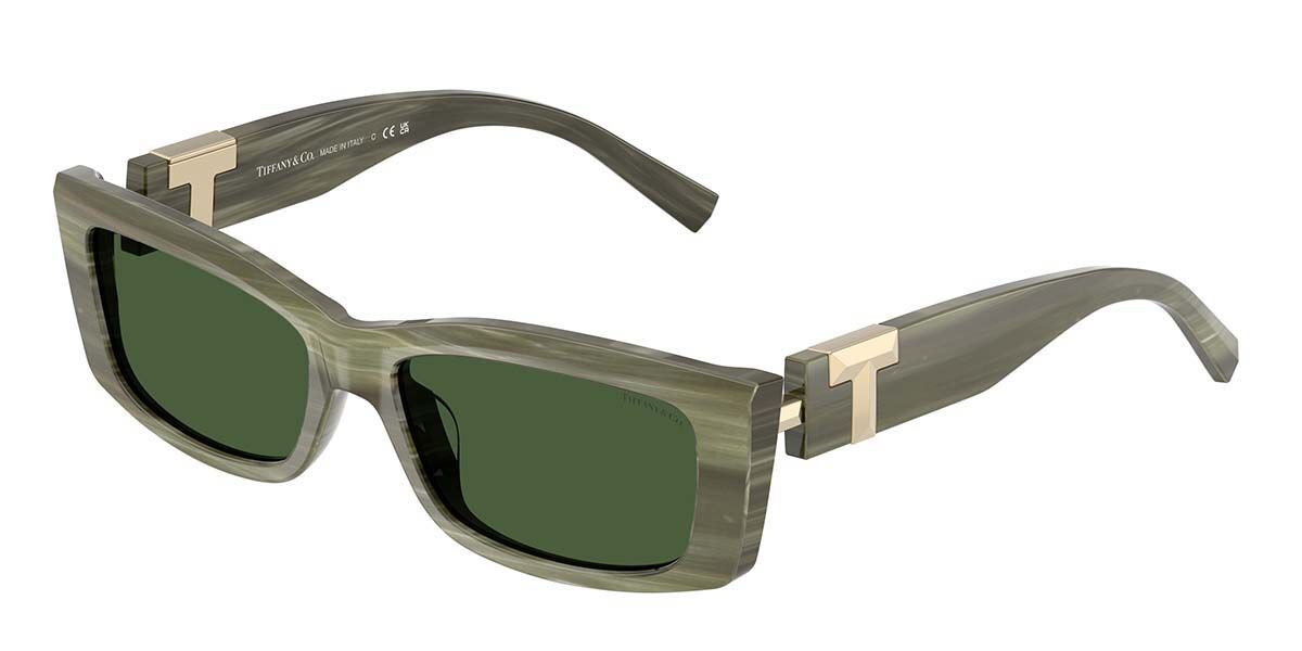 Tiffany & Co. TF4240U 843371 スクエア Striped Khaki Green