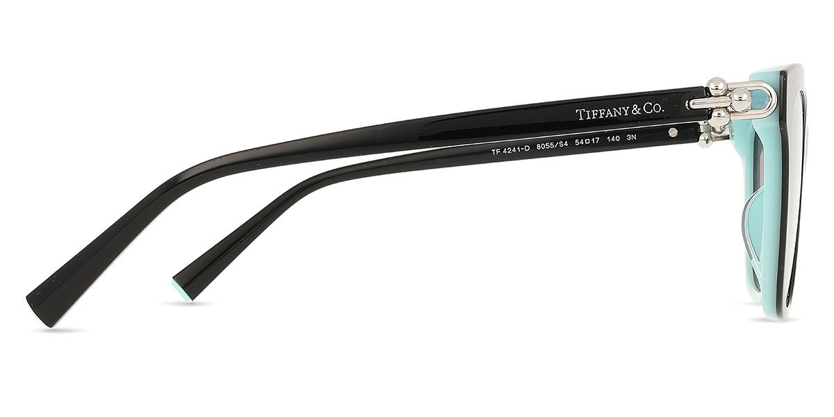 Tiffany & Co. TF4241D Asian Fit 8055S4 スクエア Black On Tiffany