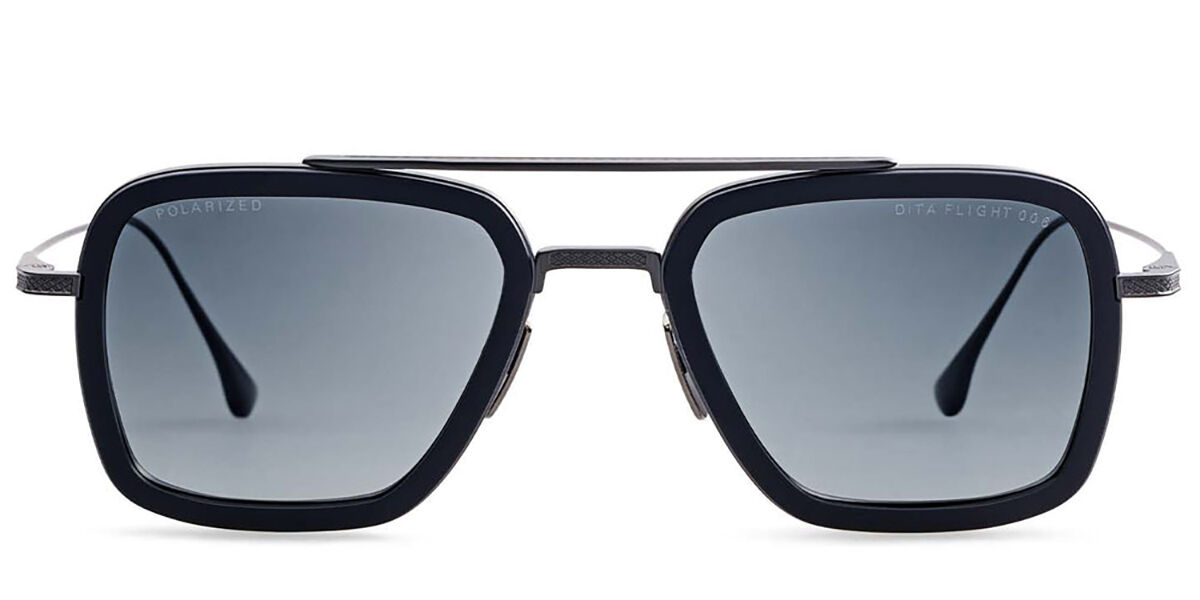 Dita Flight.006 Polarized 7806-N-BLK-BLK-52 Pilot Black Iron/Matte