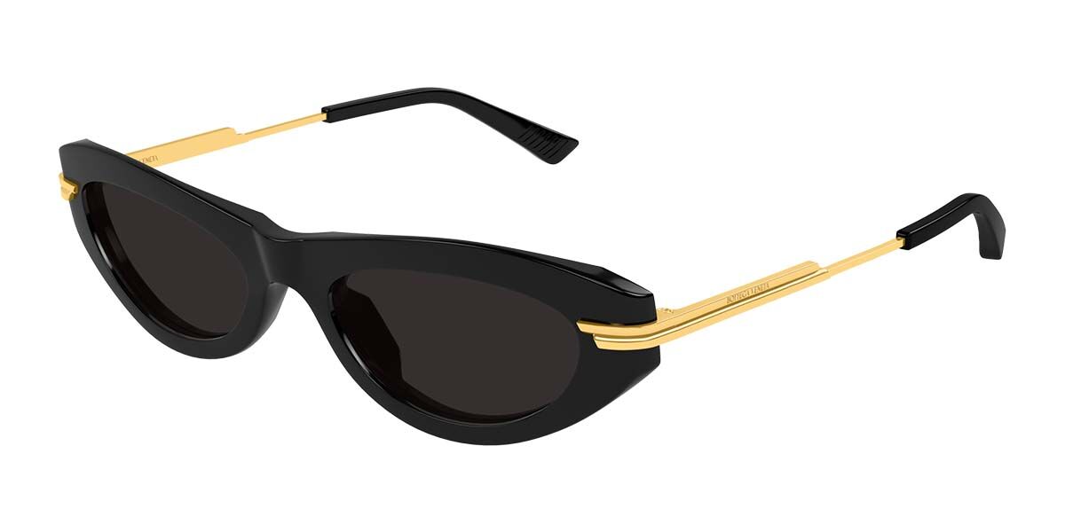 Bottega Veneta BV1368S 001 ウェリントン ブラック サングラス