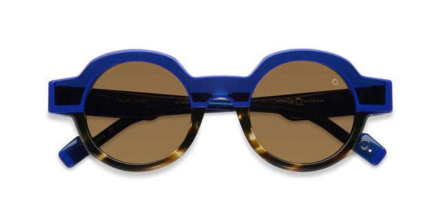 Etnia Barcelona Omar BLHV オーバル Shiny Blue Dark Tortoise 