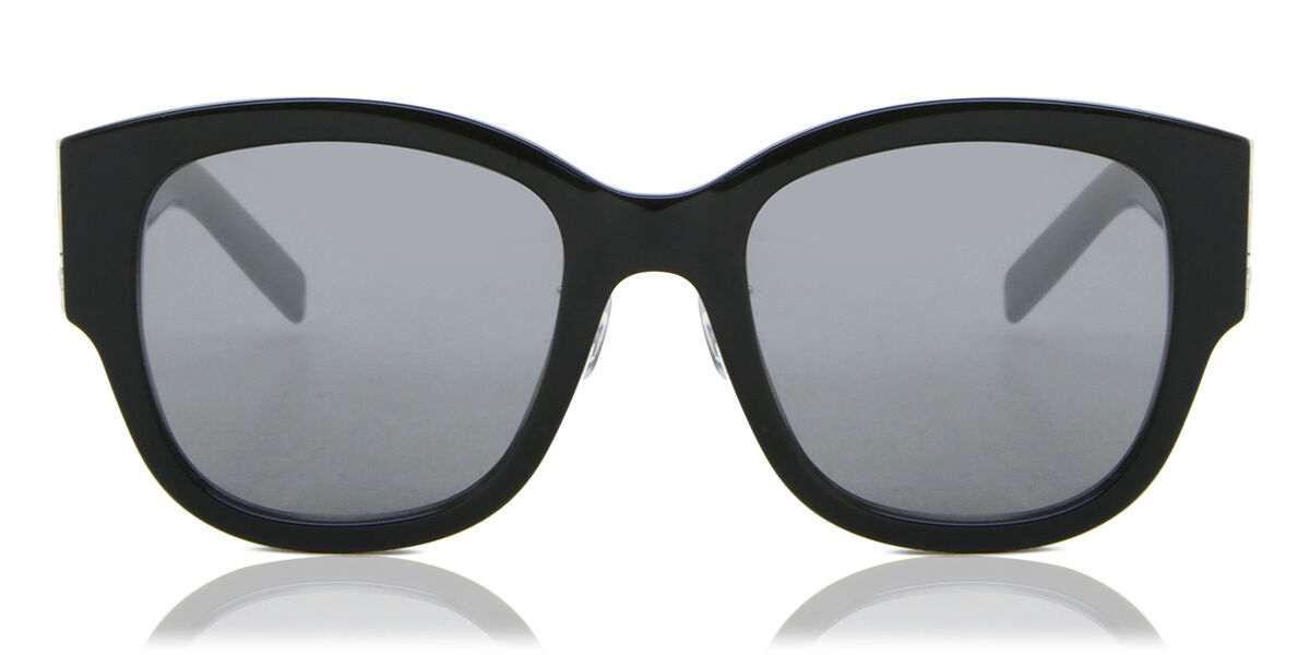 Saint Laurent SL M95/K Asian Fit 002 スクエア Shiny Black