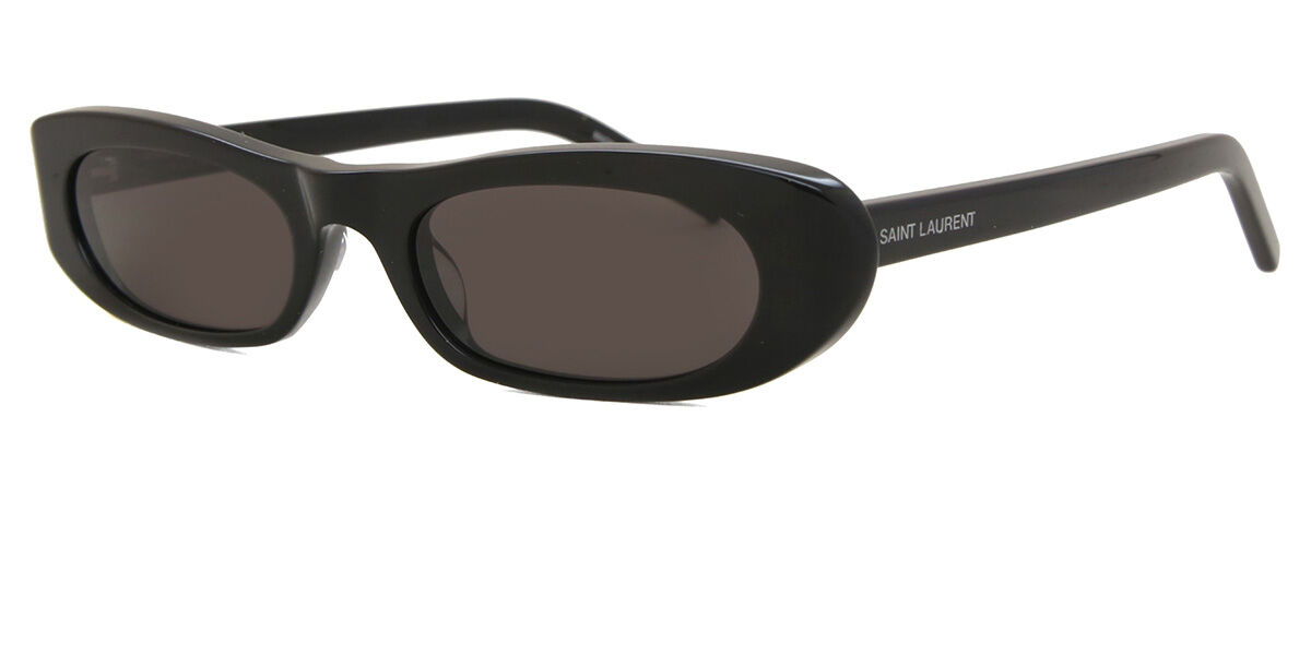 Saint Laurent SL 557 SHADE 001 オーバル Shiny Black サングラス
