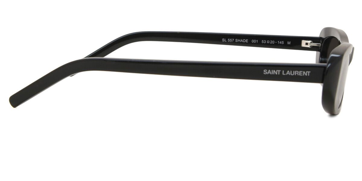 Saint Laurent SL 557 SHADE 001 オーバル Shiny Black サングラス