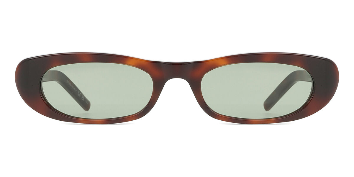 Saint Laurent SL 557 SHADE 002 オーバル Light Tortoise サングラス