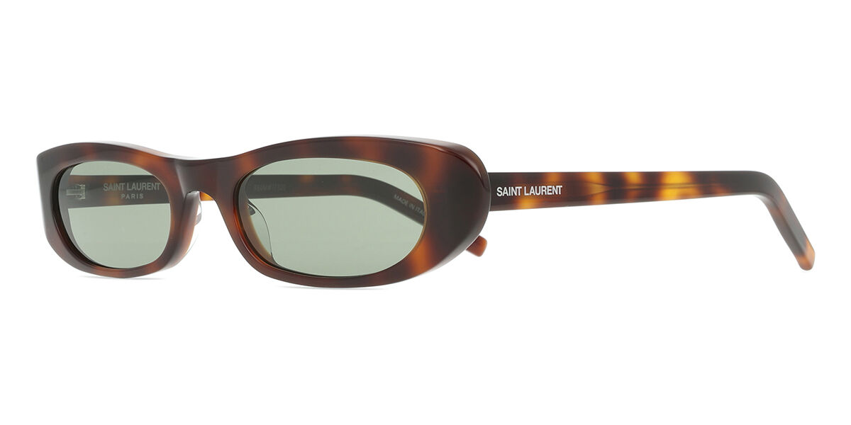 Saint Laurent SL 557 SHADE 002 オーバル Light Tortoise サングラス