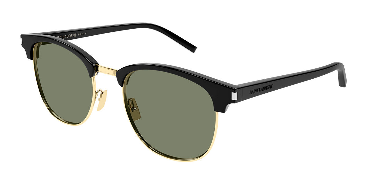 Saint Laurent SL 108 014 ブローライン形 ブラック サングラス