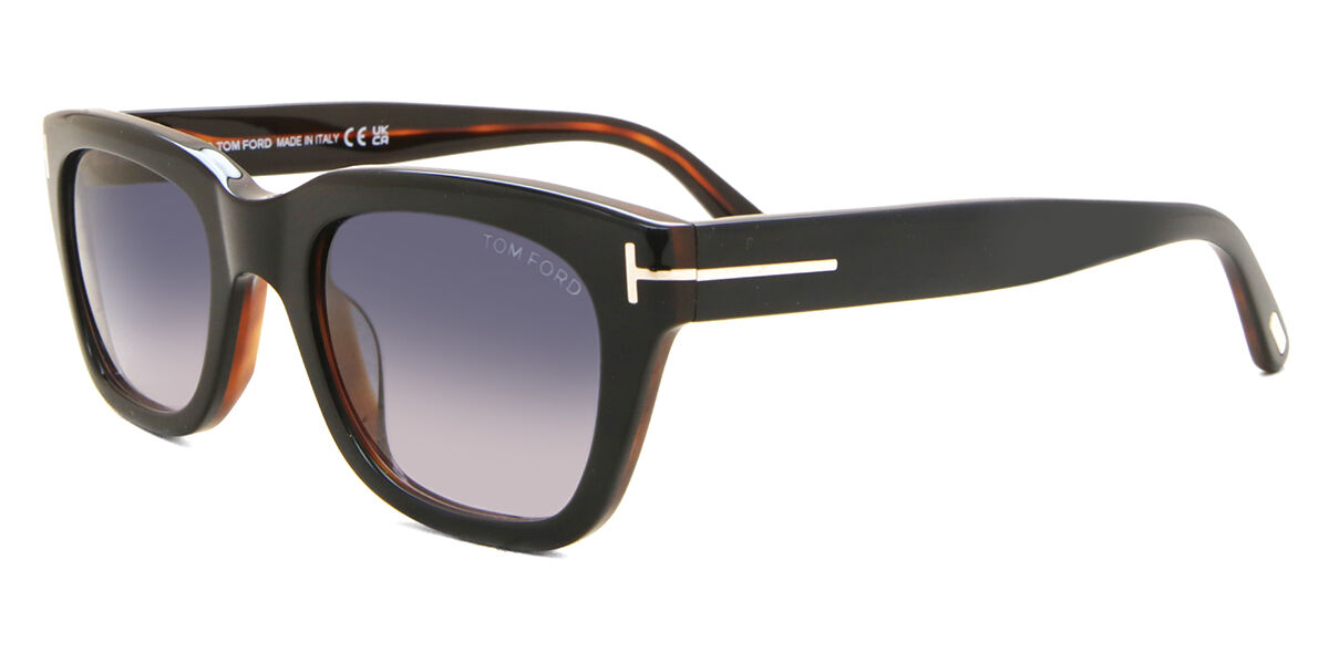 Tom Ford FT0237 SNOWDON 05B スクエア ブラック サングラス