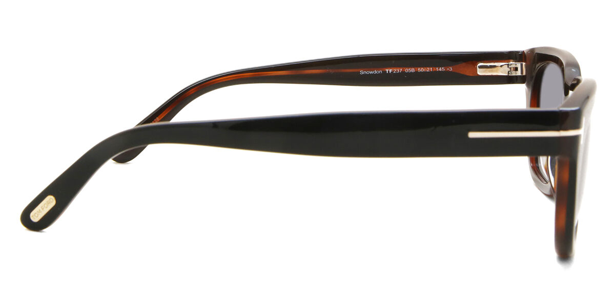 Tom Ford FT0237 SNOWDON 05B スクエア ブラック サングラス