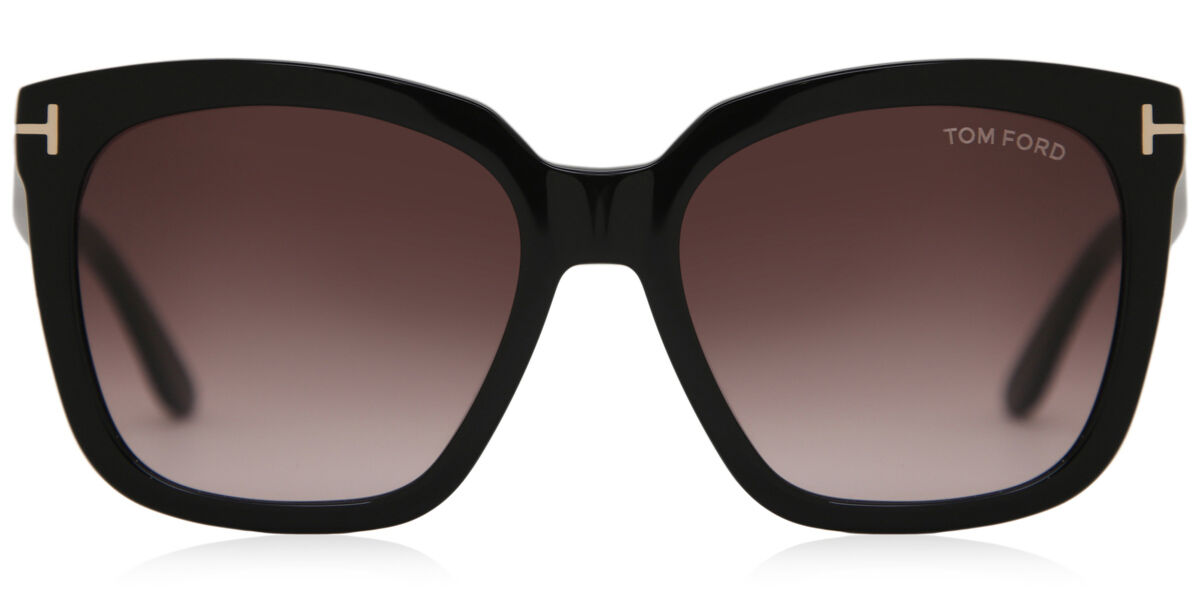 Tom Ford FT0502 AMARRA 01T ブローライン形 ブラック サングラス