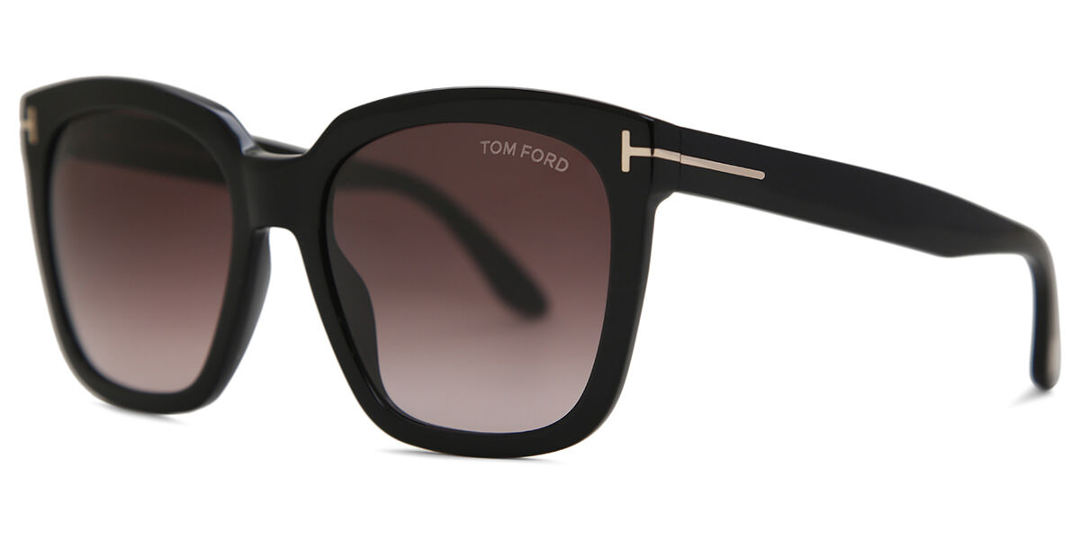 Tom Ford FT0502 AMARRA 01T ブローライン形 ブラック サングラス