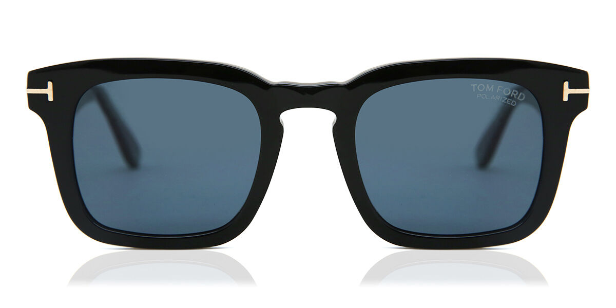 TOM FORD ブラック　サングラス Tom Ford FT0751 DAX 01V スクエア Shiny Black サングラス