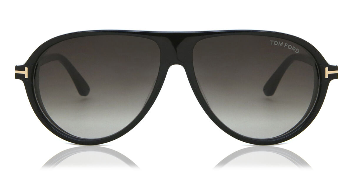 Tom Ford FT1023 MARCUS 01B Pilot Glossy Black サングラス
