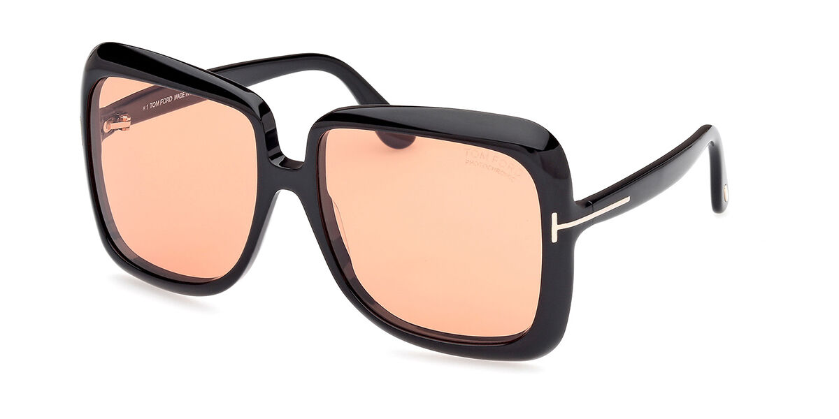 TOM FORD ブラウンオーバーサイズサングラス トム フォードならではのアイコニックなディテールが輝く──夏がくる