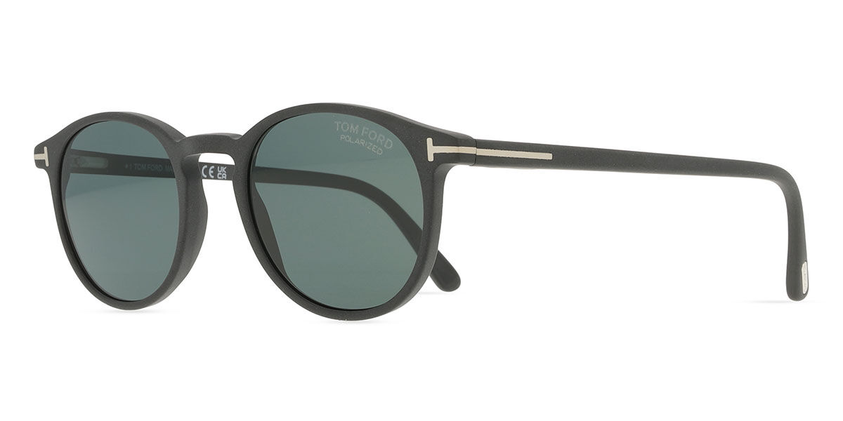 Tom Ford FT0539 ANDREA-02 Polarized 02V ラウンド Matte Black