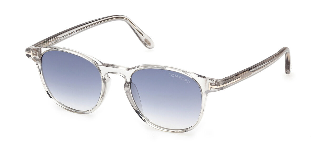TOM FORD(トムフォード) サングラス美品  - TF495 ブルー×シルバー×グレー グレー トムフォード (Tom Ford) サングラス | 正規品保障